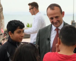Başkanla Fotoğraflar