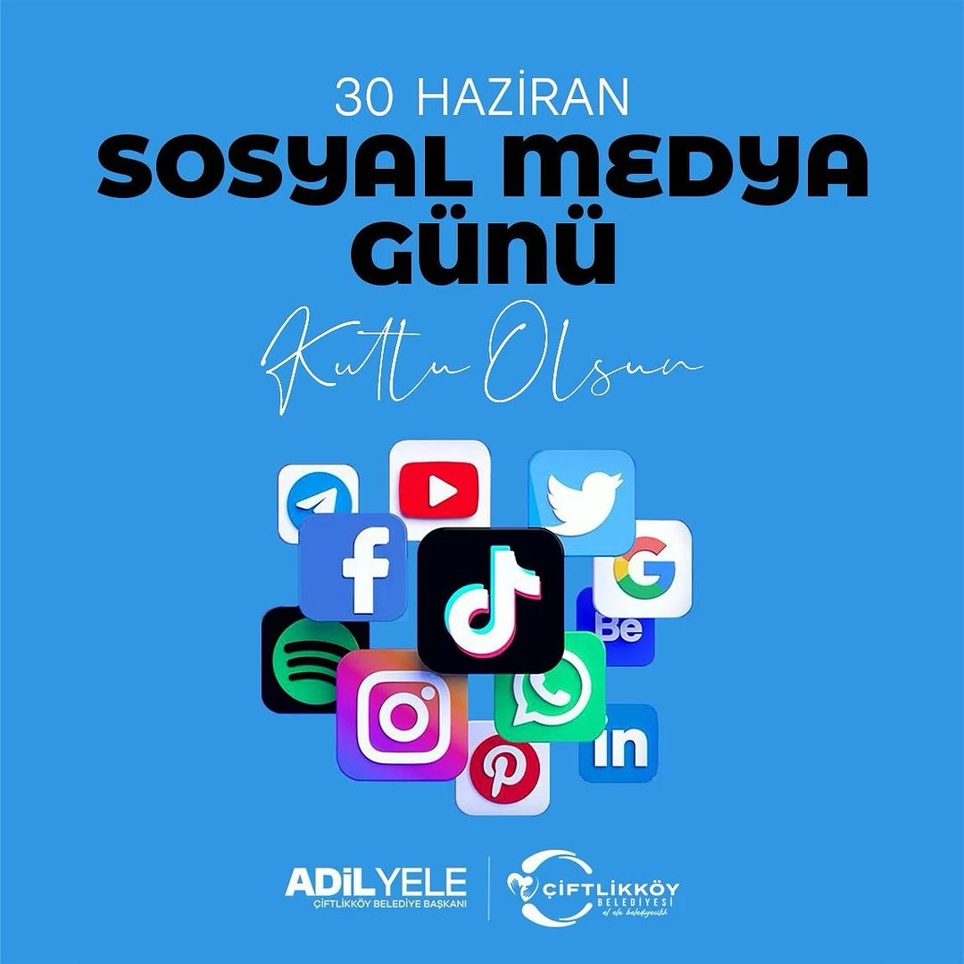 30 Haziran Dünya Sosyal Medya Kullanım Günü kutlu olsun!